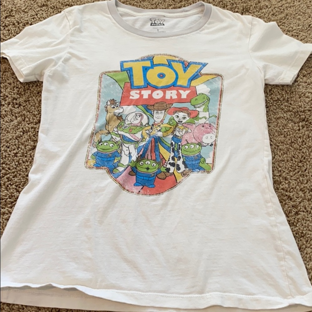 Light yellow toy story shirt